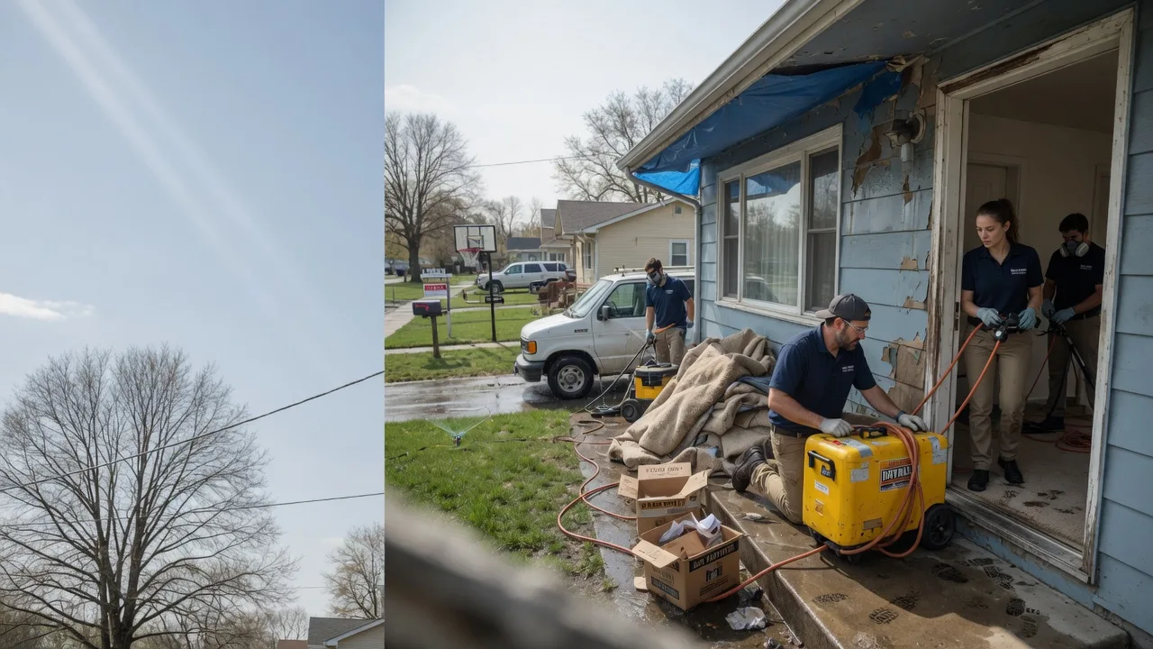 Basement Flood Cleanup in Winslow, IN near me